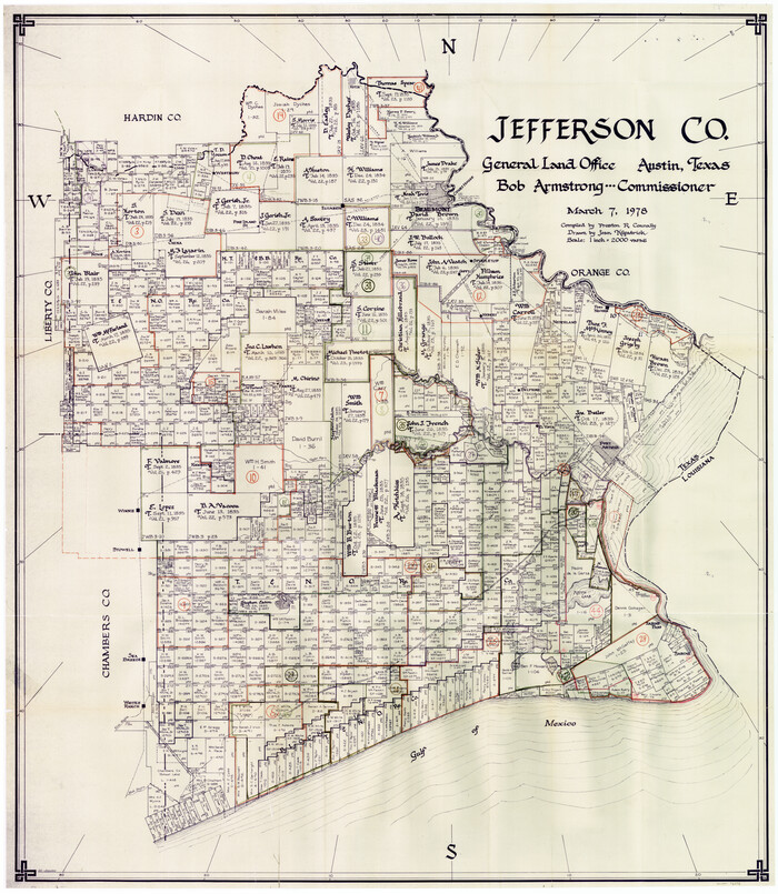 76595, Jefferson County Working Sketch Graphic Index, General Map Collection