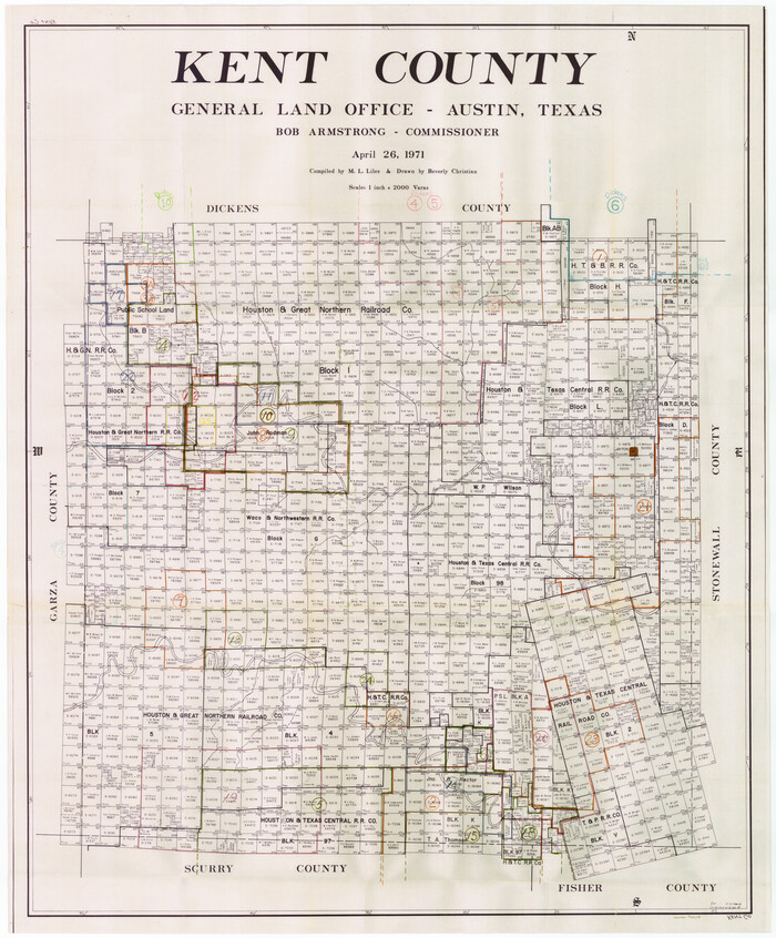 76604, Kent County Working Sketch Graphic Index, General Map Collection