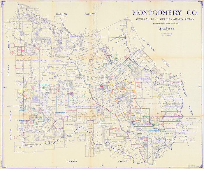 76647, Montgomery County Working Sketch Graphic Index, Sheet 2 (Sketches 36 to Most Recent), General Map Collection
