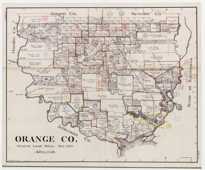 76658, Orange County Working Sketch Graphic Index - sheet A, General Map Collection
