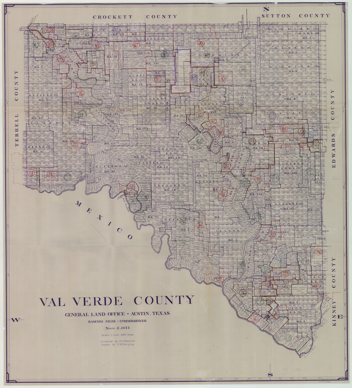 76725, Val Verde County Working Sketch Graphic Index, Sheet 2 (Sketches 26 to 88), General Map Collection