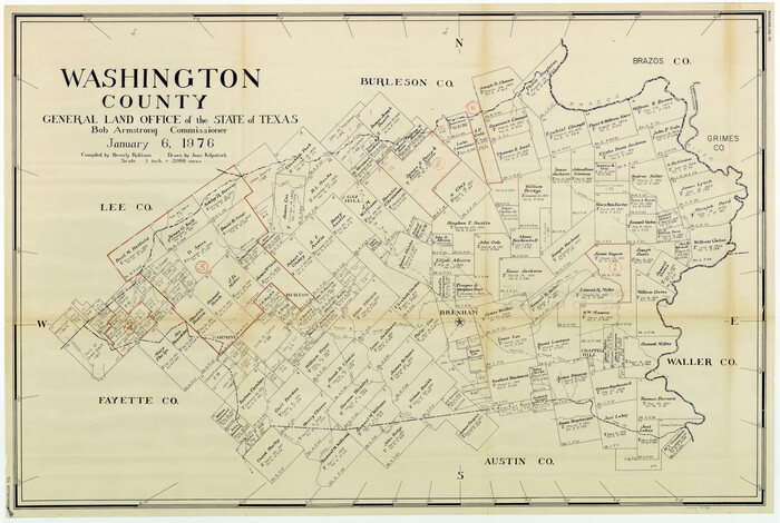 76733, Washington County Working Sketch Graphic Index, General Map Collection