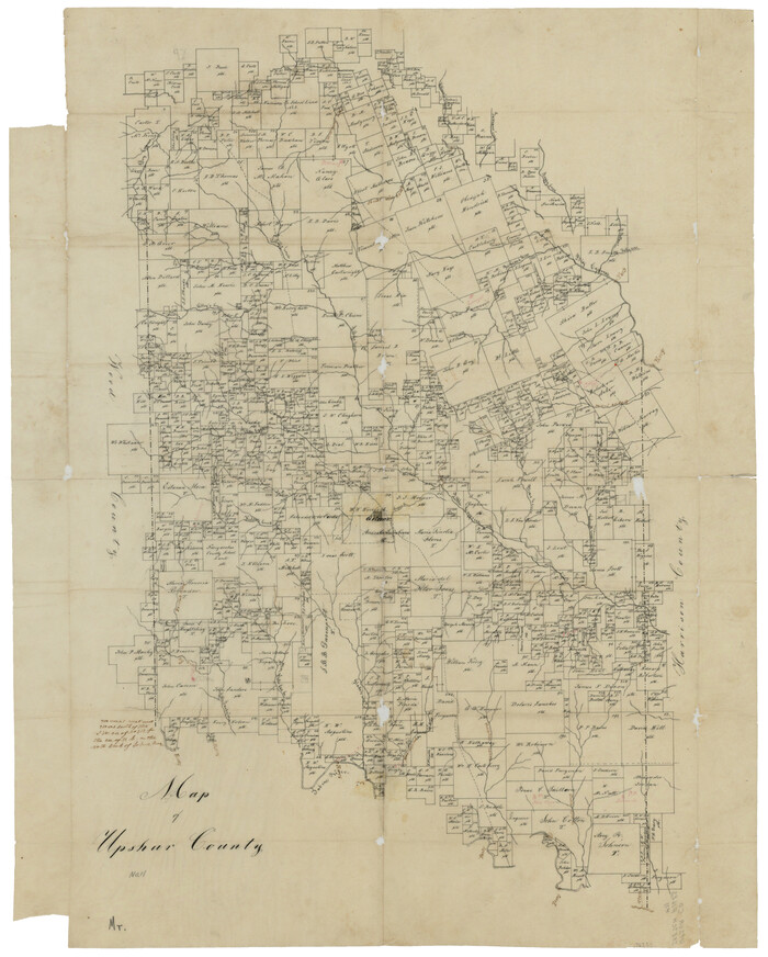 76755, Upshur County Sketch File 11, General Map Collection