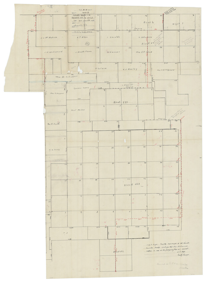 76760, Val Verde County Sketch File 29, General Map Collection