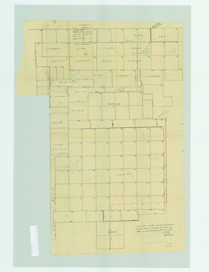 76760, Val Verde County Sketch File 29, General Map Collection - 1