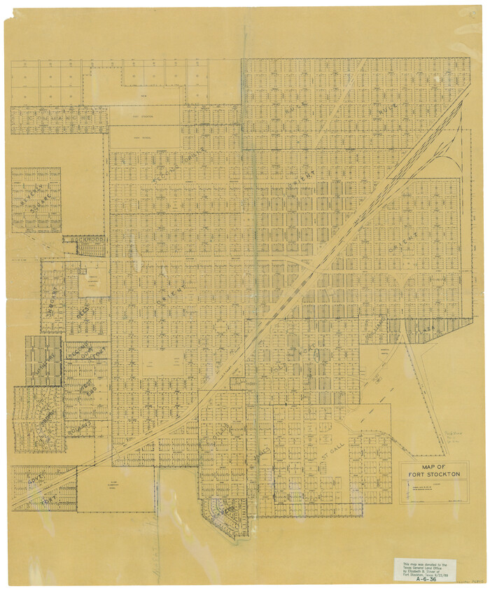 76870, Map of Fort Stockton, General Map Collection
