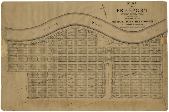 7689, Map of Freeport, Brazoria County, Texas, General Map Collection
