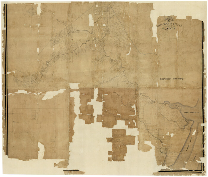 77095, Map of San Patricio County, General Map Collection
