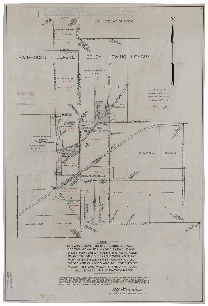 77156, Anderson County Rolled Sketch 9, General Map Collection