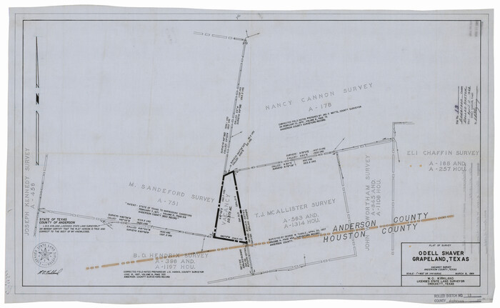 77158, Anderson County Rolled Sketch 13, General Map Collection