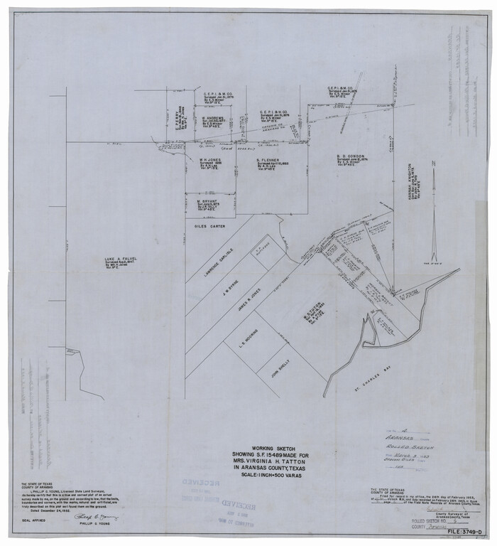 77189, Aransas County Rolled Sketch 4, General Map Collection