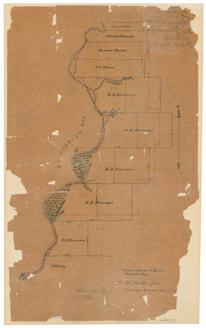 77191, Aransas County Rolled Sketch 12, General Map Collection