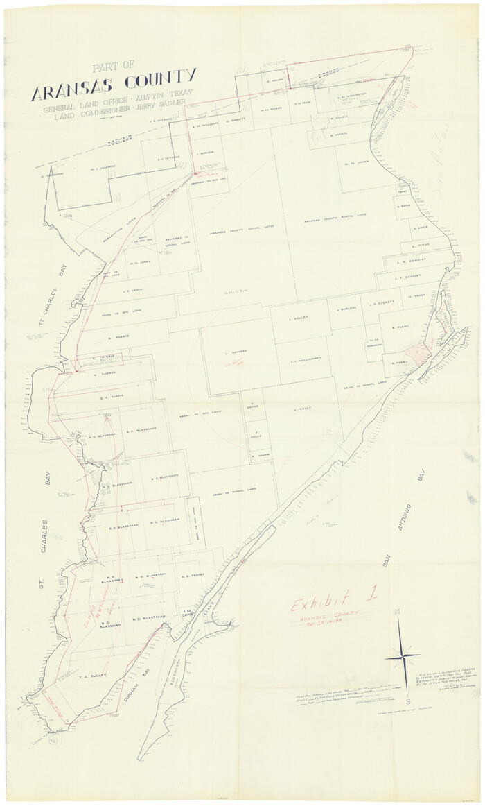 77193, Aransas County Rolled Sketch 14, General Map Collection
