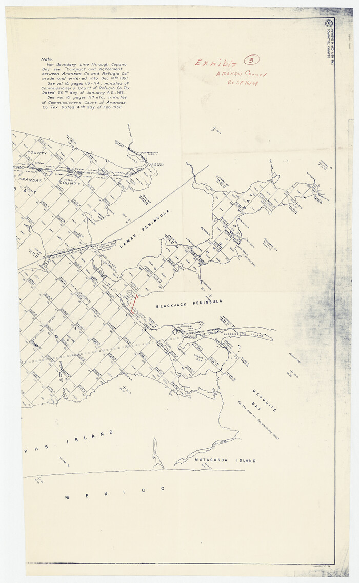 77196, Aransas County Rolled Sketch 14, General Map Collection
