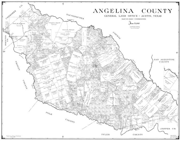 77200, Angelina County, General Map Collection