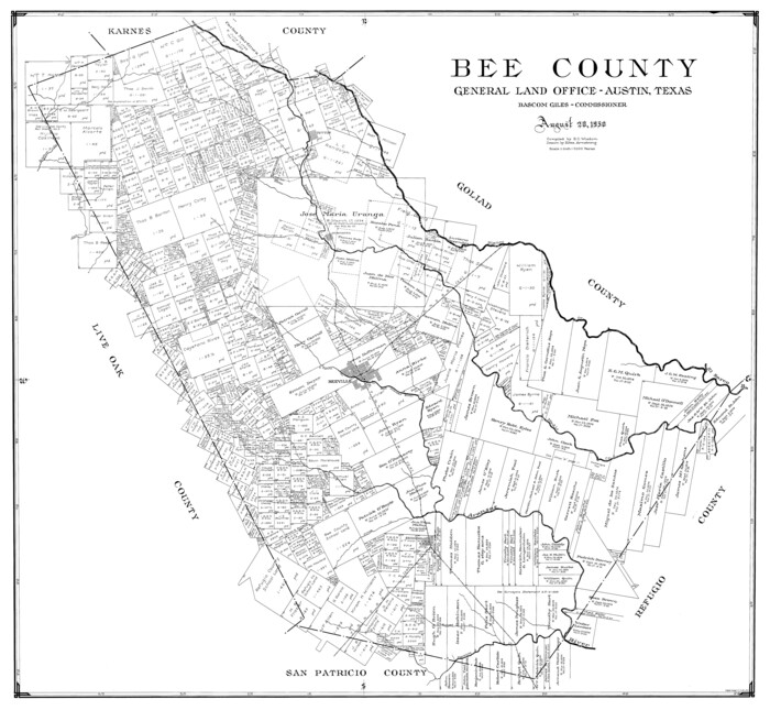 77210, Bee County, General Map Collection