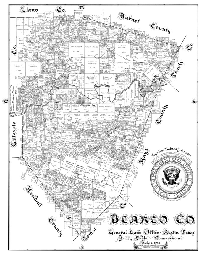 77213, Blanco Co., General Map Collection