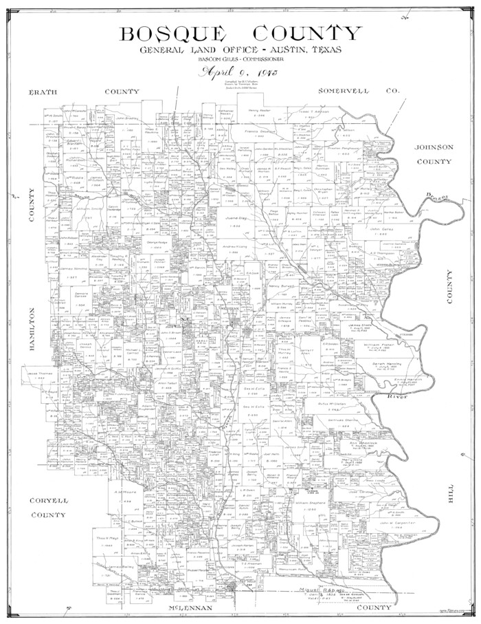77215, Bosque County, General Map Collection