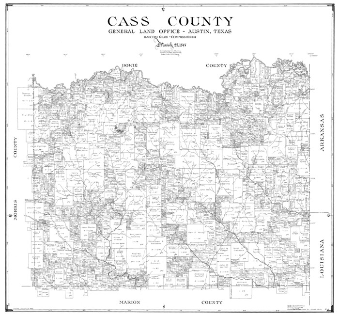 77233, Cass County, General Map Collection