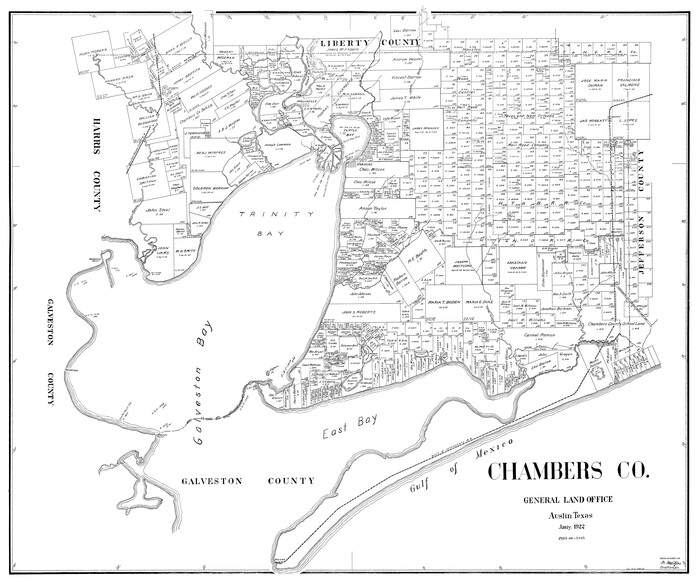 77235, Chambers Co., General Map Collection