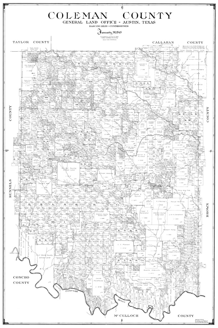 77241, Coleman County, General Map Collection