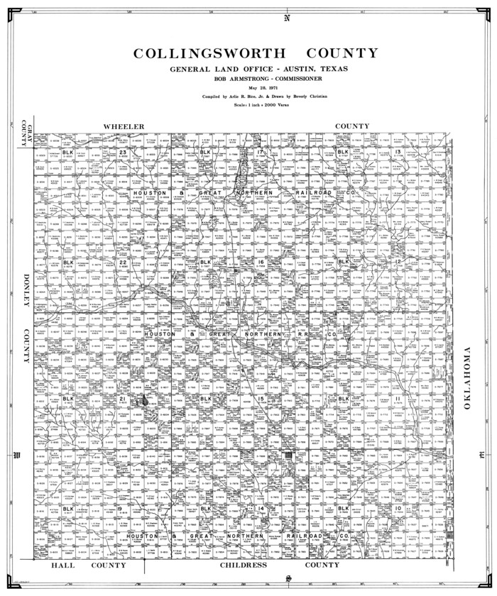 77243, Collingsworth County, General Map Collection