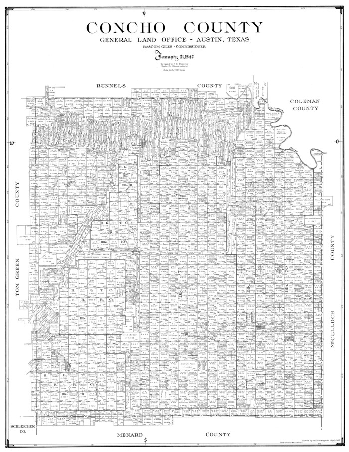 77247, Concho County, General Map Collection