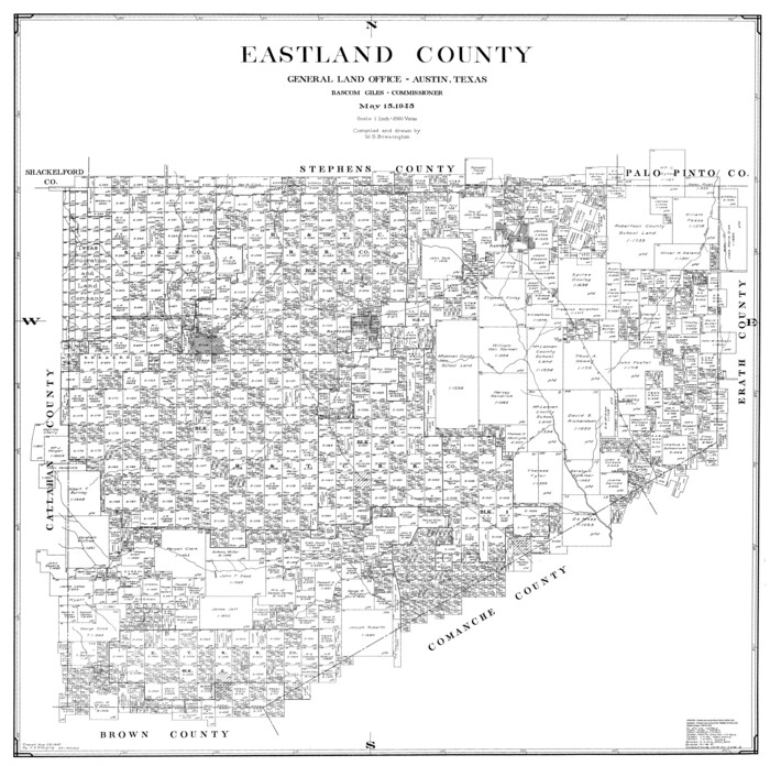 77268, Eastland County, General Map Collection