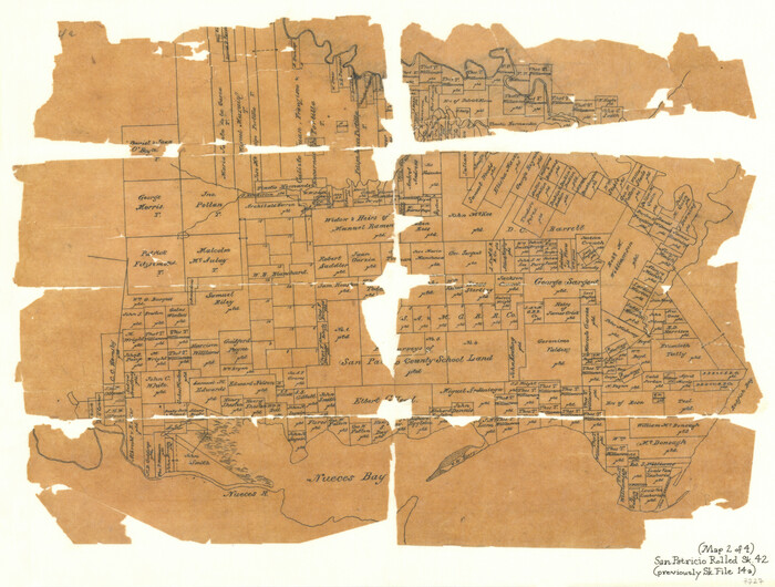 7727, San Patricio County Rolled Sketch 42, General Map Collection
