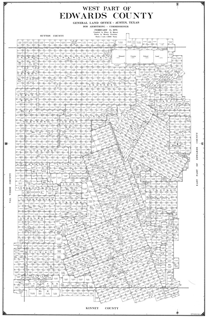 77271, West Part of Edwards County, General Map Collection