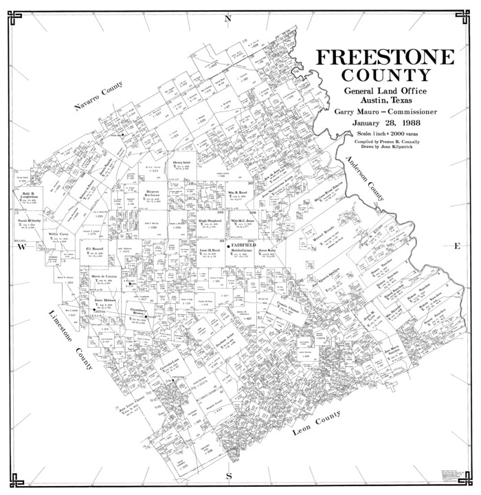 77284, Freestone County, General Map Collection