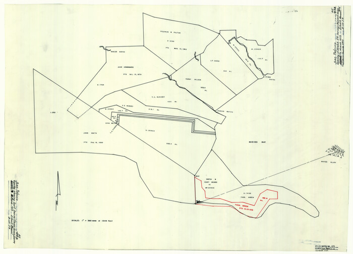 7729, San Patricio County Rolled Sketch 45, General Map Collection