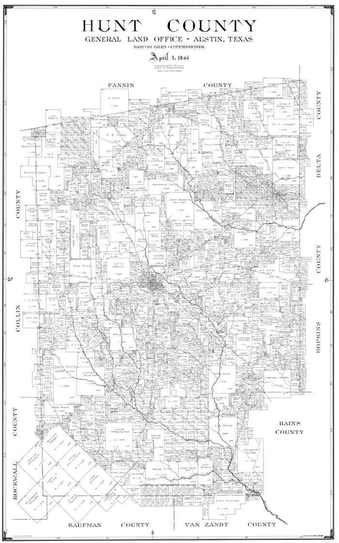 77320, Hunt County, General Map Collection