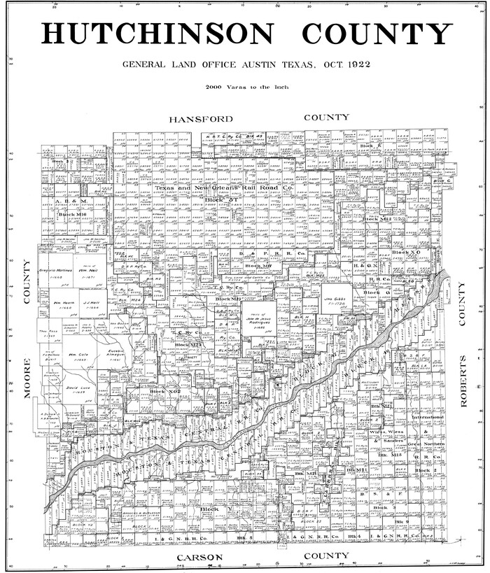 77321, Hutchinson County, General Map Collection