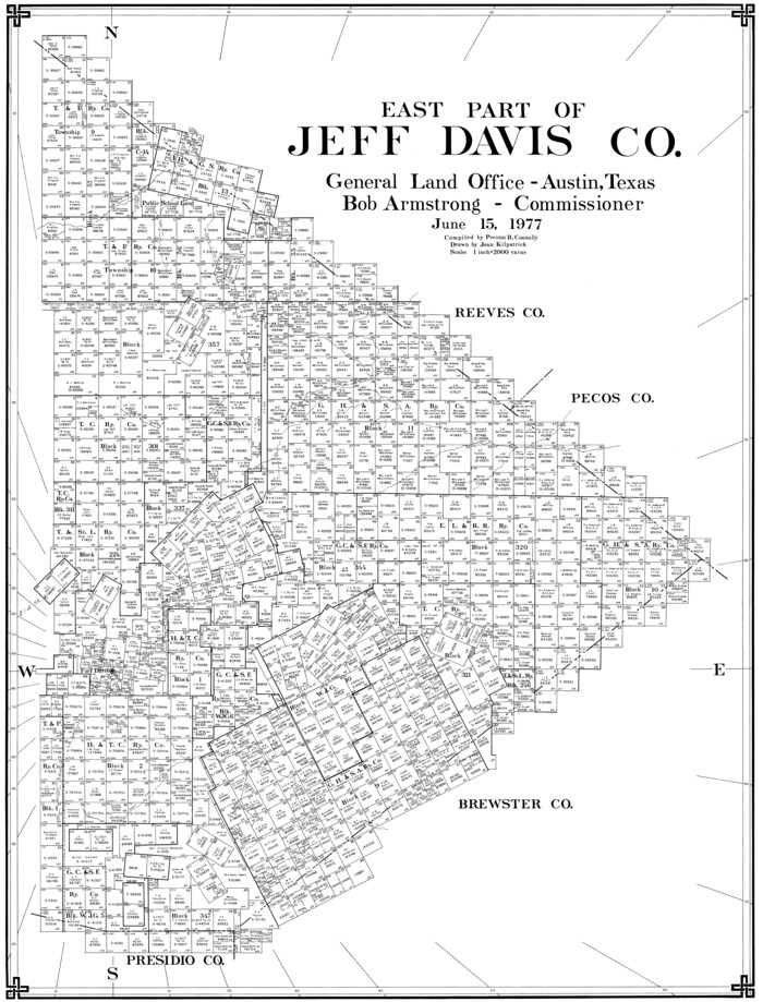 77327, East Part of Jeff Davis Co., General Map Collection