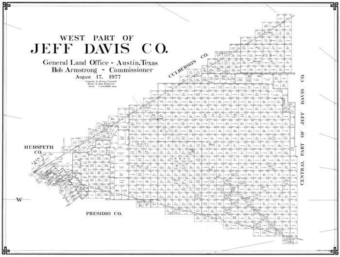 77328, West Part of Jeff Davis Co., General Map Collection