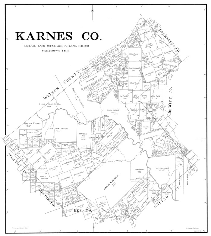 77334, Karnes Co., General Map Collection