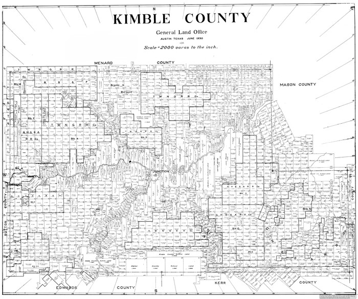 77340, Kimble County, General Map Collection
