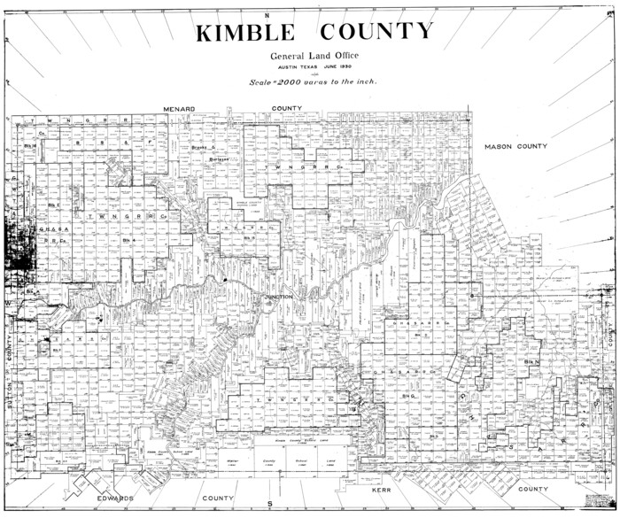 77340, Kimble County, General Map Collection
