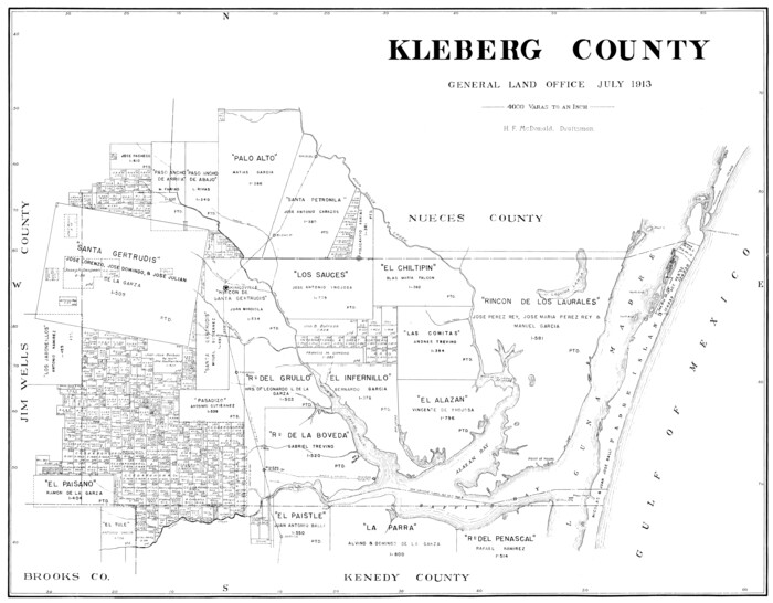 77343, Kleberg County, General Map Collection