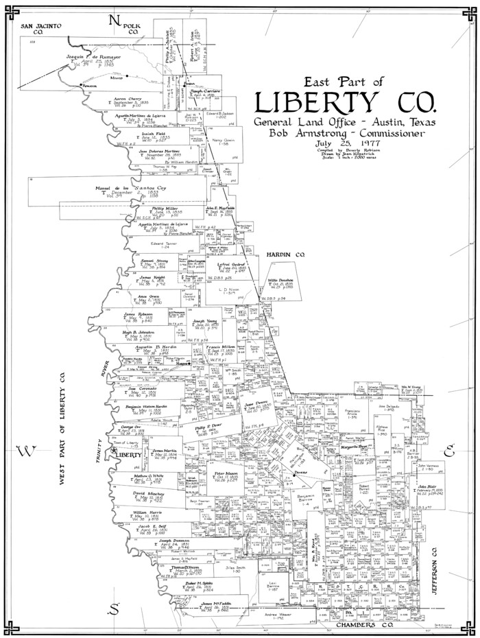 77352, East Part of Liberty Co., General Map Collection