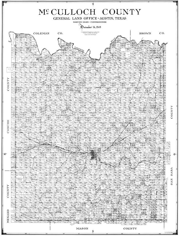 77361, McCulloch County, General Map Collection