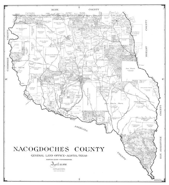 77381, Nacogdoches County, General Map Collection