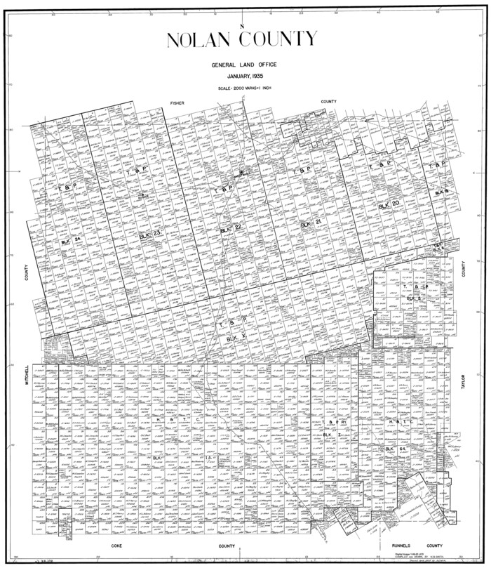 77384, Nolan County, General Map Collection