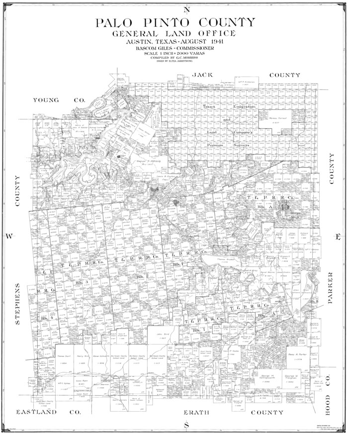 77389, Palo Pinto County, General Map Collection