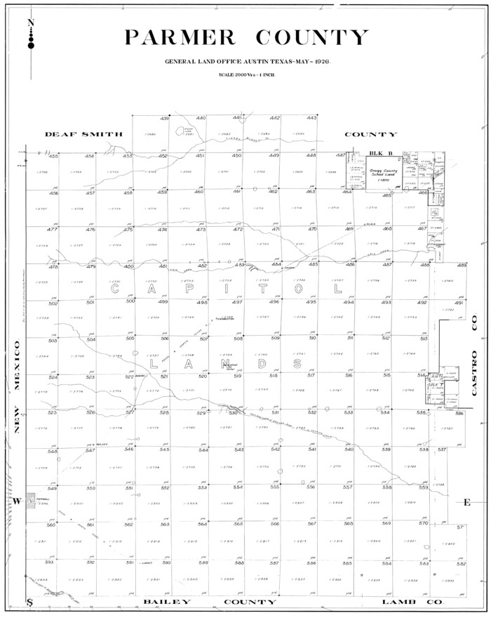 77392, Parmer County, General Map Collection