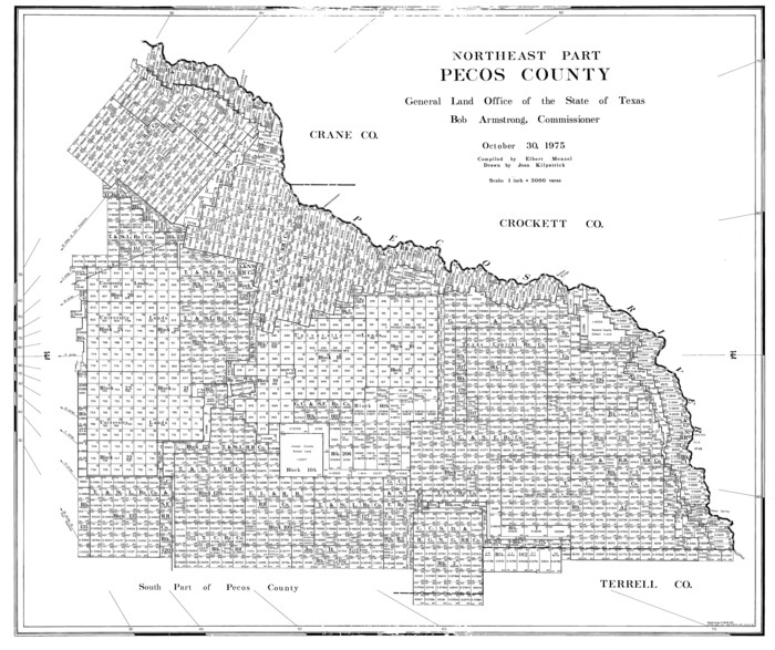77394, Northeast Part Pecos County, General Map Collection