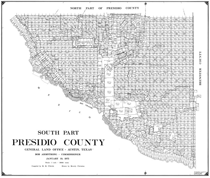 77400, South Part Presidio County, General Map Collection