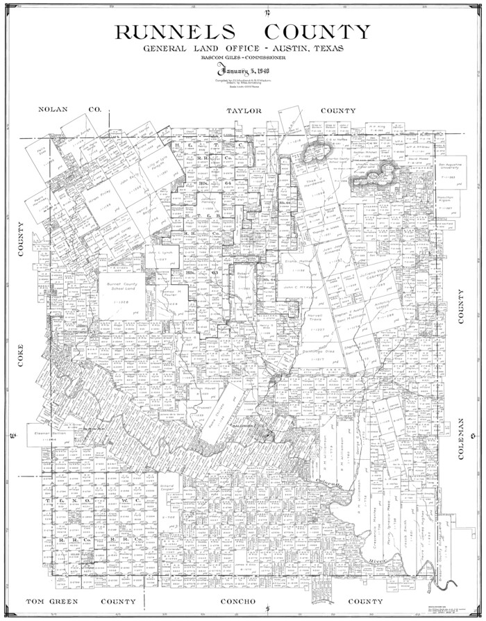 77411, Runnels County, General Map Collection