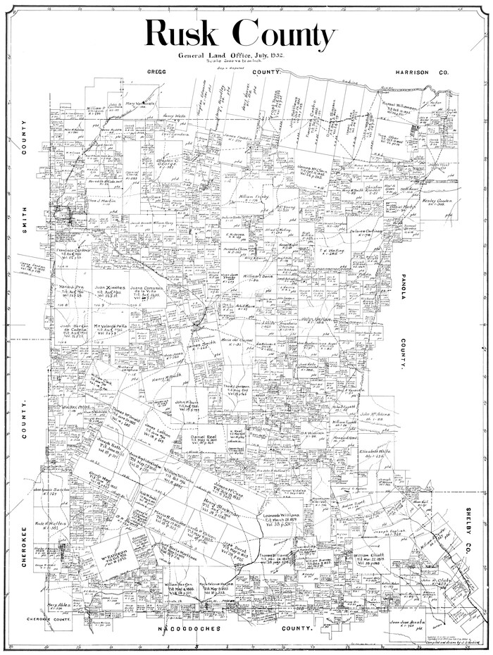 77412, Rusk County, General Map Collection